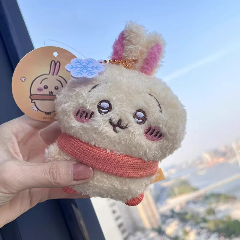 11cm hanging ornament Cute gift Chiikawa Hachiware Usagi Creative winter scarf plush backpack key toy pendant
11cm hanging ornament Cute gift Chiikawa Hachiware Usagi Creative winter scarf plush backpack key toy pendant