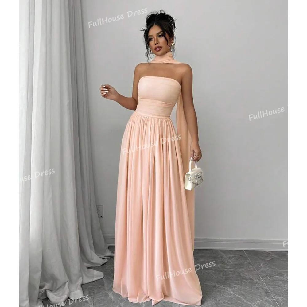 Custom Made Classic Boat Collar Pleated A-line Floor Length Evening Gown Draped Flowing Backless Prom Dress with Shawl vestidos
Custom Made Classic Boat Collar Pleated A-line Floor Length Evening Gown Draped Flowing Backless Prom Dress with Shawl vestidos
