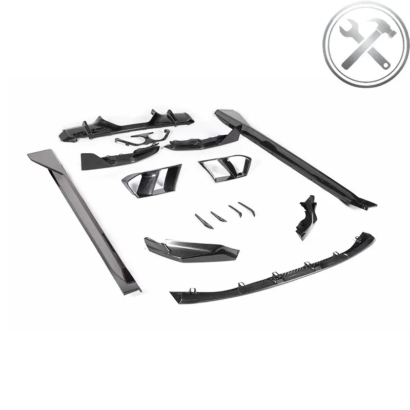 Dry Carbon Fiber Body Kit MP Style Front Lip Diffuser Side Skirts Air Vent Exterior Modification Accessories
Dry Carbon Fiber Body Kit MP Style Front Lip Diffuser Side Skirts Air Vent Exterior Modification Accessories