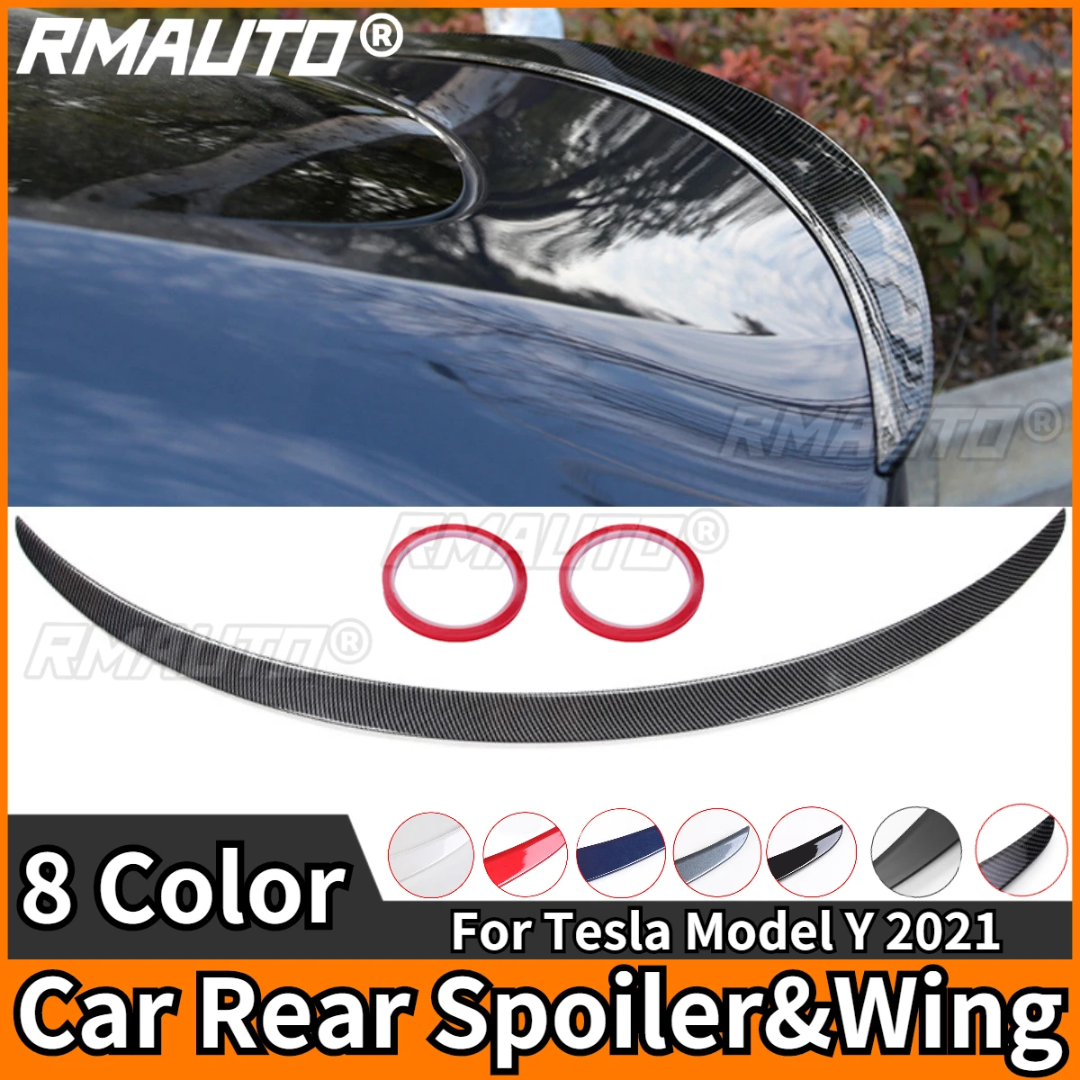 RMAUTO Carbon Fiber Car Rear Trunk Spoiler Performance Type For Tesla Model Y 2021 Spoiler Wing Rear Trunk Lip Car Body Styling
RMAUTO Carbon Fiber Car Rear Trunk Spoiler Performance Type For Tesla Model Y 2021 Spoiler Wing Rear Trunk Lip Car Body Styling