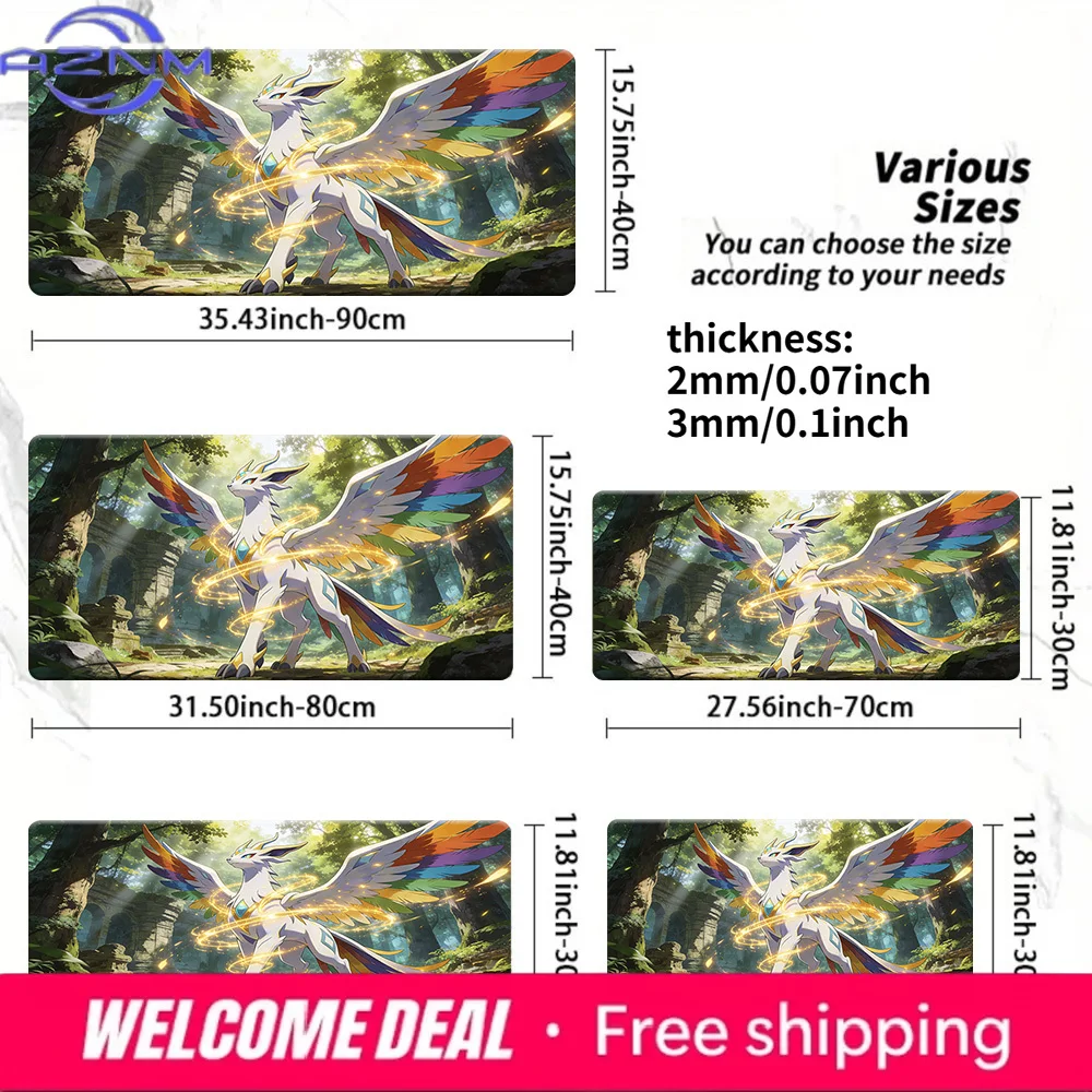 Colorful Winged Legendary Pokemon Gaming Desk Mat Non-Slip Washable Mouse Pad
Colorful Winged Legendary Pokemon Gaming Desk Mat Non-Slip Washable Mouse Pad