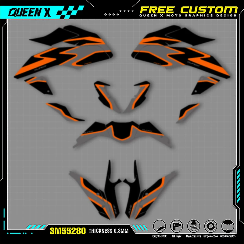 Queen X MOTOR Graphics Decals Stickers Kits For KTM DUKE 125 390 2017 2018-2020 Motorcycle Accessories Numer Name Custom 013
Queen X MOTOR Graphics Decals Stickers Kits For KTM DUKE 125 390 2017 2018-2020 Motorcycle Accessories Numer Name Custom 013