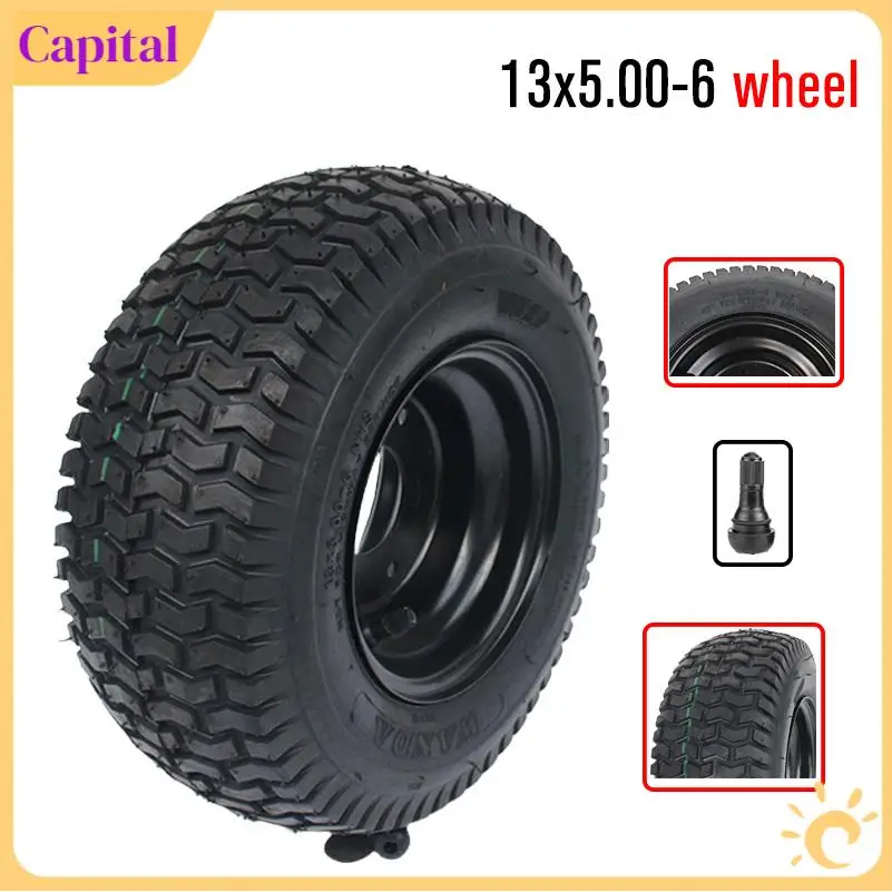 13x5.00-6 inch tire tubeless with wheel hub for snow machinery go kart ATW beach vehicle agricultural machinery tire accessories
13x5.00-6 inch tire tubeless with wheel hub for snow machinery go kart ATW beach vehicle agricultural machinery tire accessories