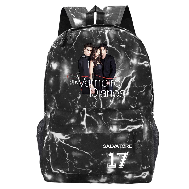 Nylon Backpack With The Vampire Diaries Printed School Bag for Boys Large Capacity Backpack Child Bookbag Primary School Mochila
Nylon Backpack With The Vampire Diaries Printed School Bag for Boys Large Capacity Backpack Child Bookbag Primary School Mochila