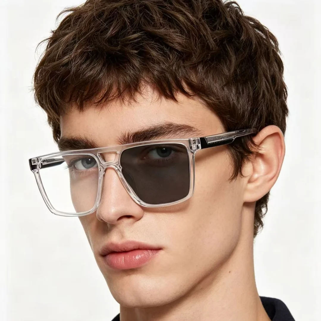 Photochromic Myopia Glasses Black Frame Square Frame Luxury Blue Light Blocking Eyeglasses 0 To -6.0
Photochromic Myopia Glasses Black Frame Square Frame Luxury Blue Light Blocking Eyeglasses 0 To -6.0