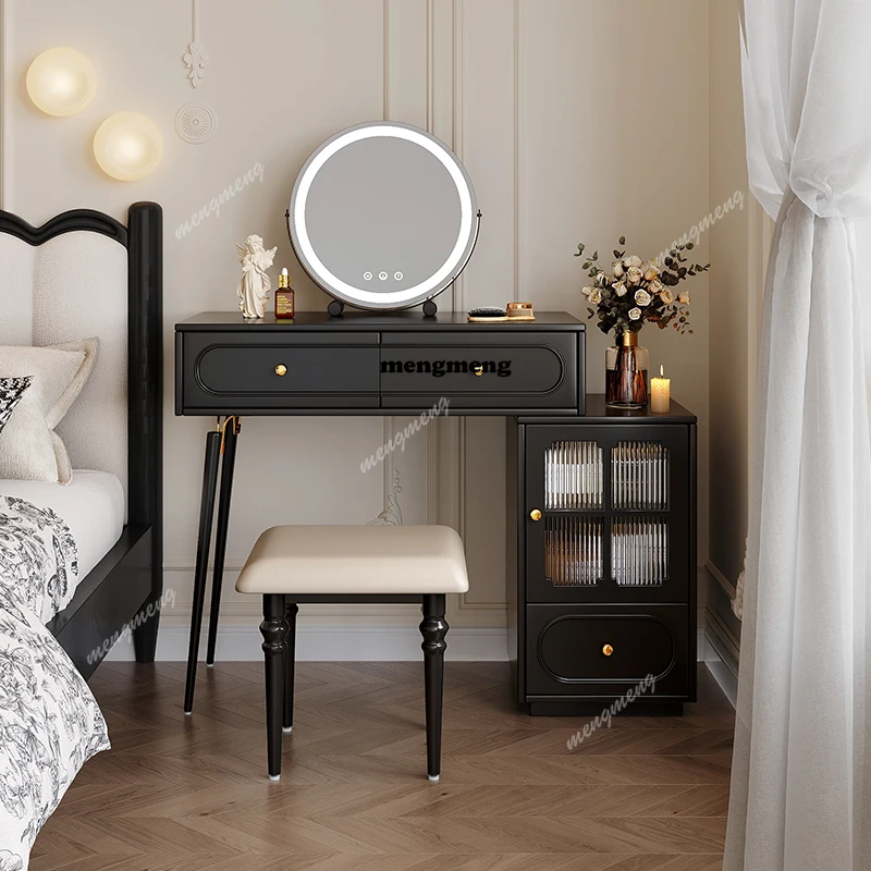 Женский туалетный столик для хранения, зеркальные ящики, роскошные черные комоды для спальни, туалетный столик для макияжа, мебель для маленькой комнаты для девочек Penteadeira
Женский туалетный столик для хранения, зеркальные ящики, роскошные черные комоды для спальни, туалетный столик для макияжа, мебель для маленькой комнаты для девочек Penteadeira