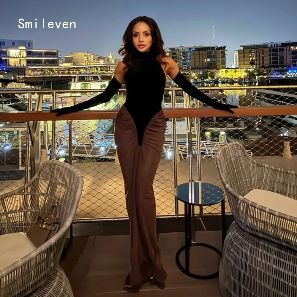 Smileven Luxury Mermaid Prom Dress Scoop Hip Hugging Party Gowns Color Contrast Pleat Velvet Occassion Dress Customized 2026
Smileven Luxury Mermaid Prom Dress Scoop Hip Hugging Party Gowns Color Contrast Pleat Velvet Occassion Dress Customized 2026