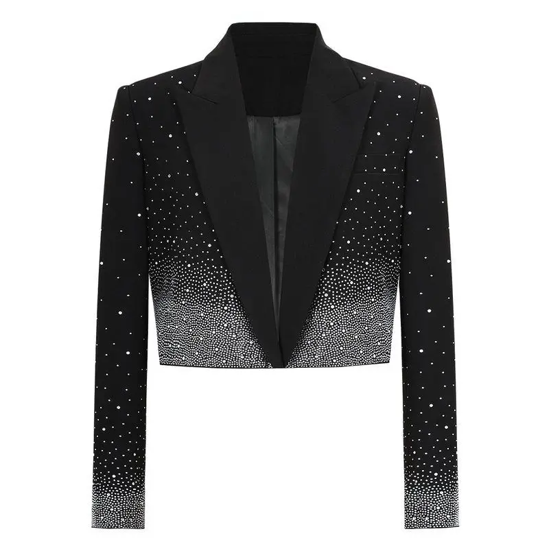 High-End Women's Suit Jacket Heavy-Beading Versatile Slimming Style Commute-Friendly Long Sleeve Formal Wear for Spring
High-End Women's Suit Jacket Heavy-Beading Versatile Slimming Style Commute-Friendly Long Sleeve Formal Wear for Spring