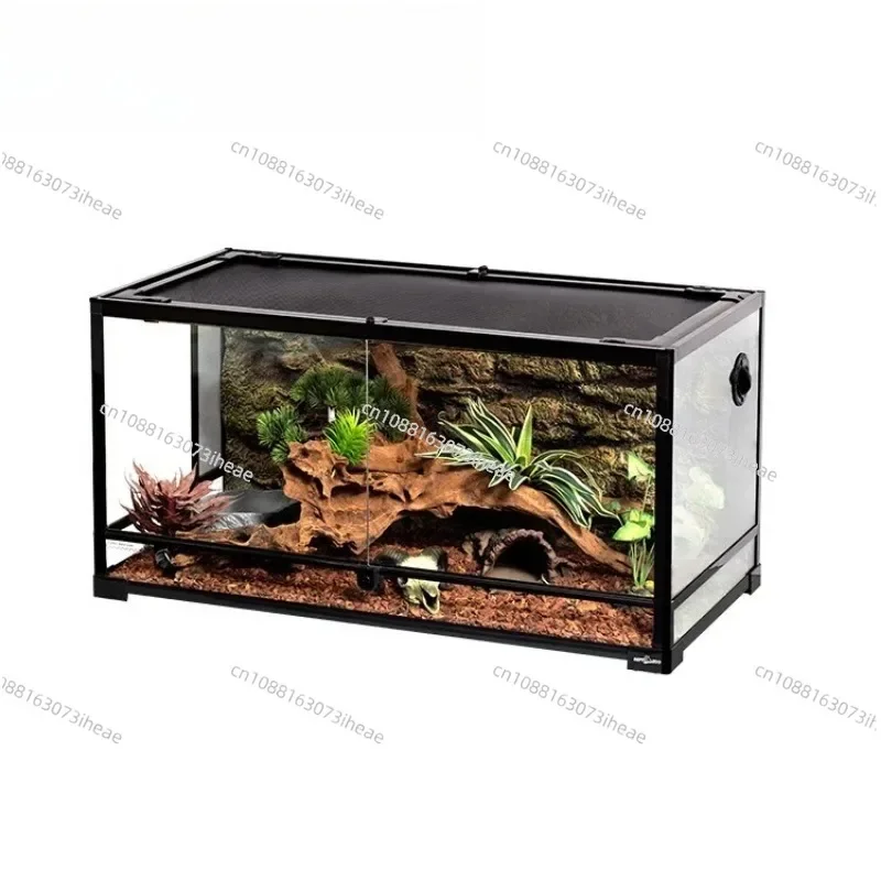 50Gal (189L) Black Reptile Terrarium - All-Glass Sides Custom Habitat Tank (2025 Model)
50Gal (189L) Black Reptile Terrarium - All-Glass Sides Custom Habitat Tank (2025 Model)