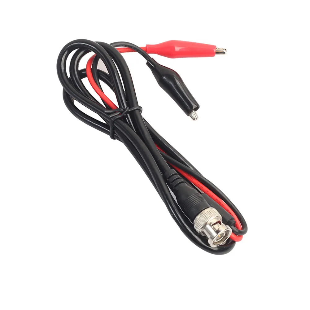 For Oscilloscope Dual Clip Probe Line Leads & Probes 100cm Cable 10cm Conductor BNC To Dual Clip
For Oscilloscope Dual Clip Probe Line Leads & Probes 100cm Cable 10cm Conductor BNC To Dual Clip