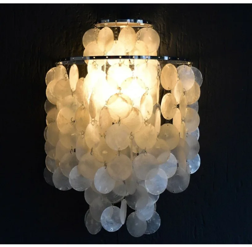 Modern Simple Wall Lamp White Shell Light Home Decor Warm Seashell LED Wall Light for Bedroom Aisle
Modern Simple Wall Lamp White Shell Light Home Decor Warm Seashell LED Wall Light for Bedroom Aisle