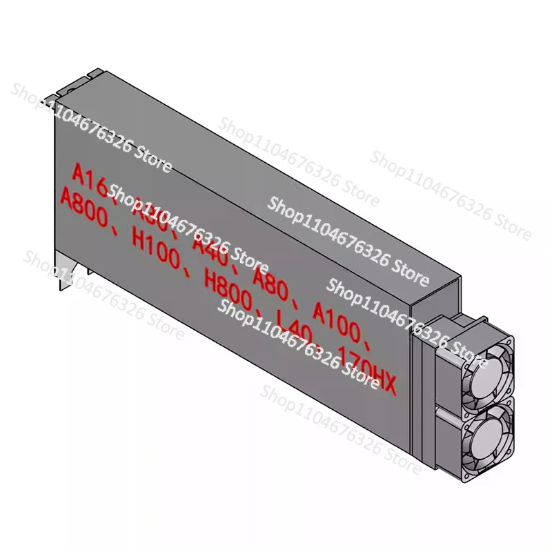 Подходит для видеокарты Nvidia Tsla A16 A30 A40 A80 A100 A800 H100 H800 L40 170HX U-образный турбовентилятор радиатора
Подходит для видеокарты Nvidia Tsla A16 A30 A40 A80 A100 A800 H100 H800 L40 170HX U-образный турбовентилятор радиатора