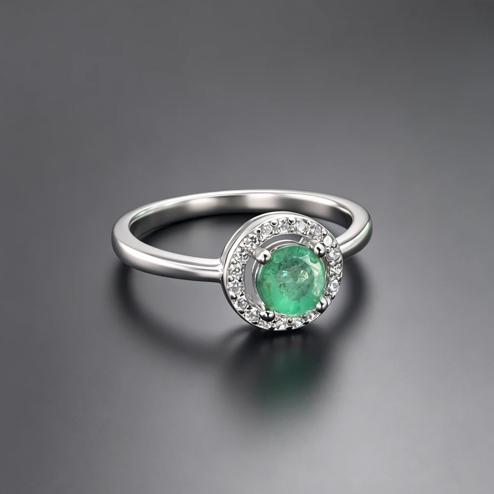 100% Natural Emerald Rings 925 Silver Precious Gemstone 5mm for Women Lady Party Wedding Fine Jewelry Gift
100% Natural Emerald Rings 925 Silver Precious Gemstone 5mm for Women Lady Party Wedding Fine Jewelry Gift