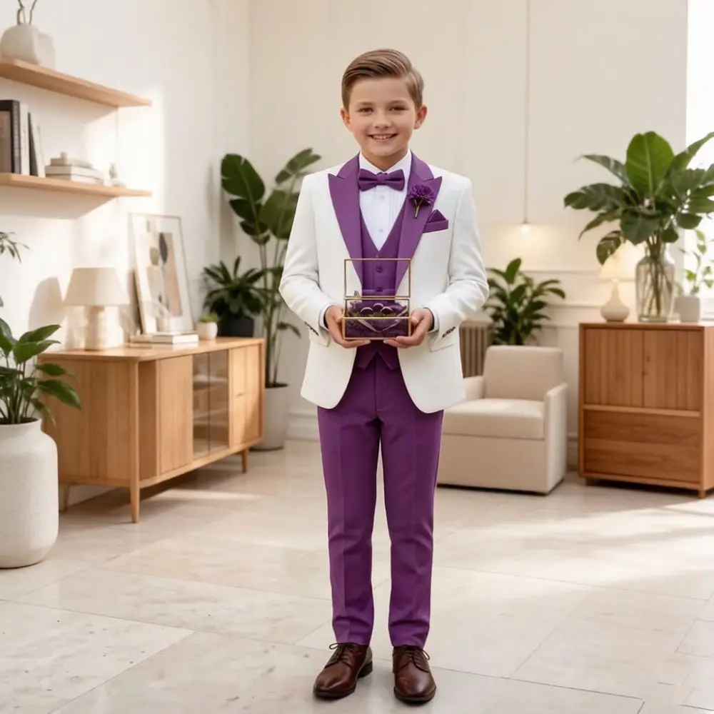 Boys 3 Pieces Tuxedo Sage Green Vest Tailored Slim Fit Classic Design Kids Formal Wedding Guest Prom Banquet Graduation Wear
Boys 3 Pieces Tuxedo Sage Green Vest Tailored Slim Fit Classic Design Kids Formal Wedding Guest Prom Banquet Graduation Wear