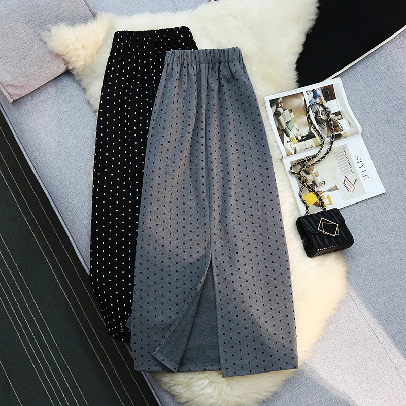 Seoulish Vintage Woolen Polka Dot Skirts for Women Autumn Winter 2024 New Solid Color High Waist A-line Mid Skirts Female
Seoulish Vintage Woolen Polka Dot Skirts for Women Autumn Winter 2024 New Solid Color High Waist A-line Mid Skirts Female