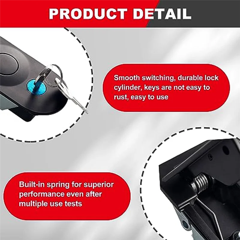 Compression Latches, Metal Flush Mount Trigger Latch, Adjustable Lever Replacement Compression For Trailers Durable
Compression Latches, Metal Flush Mount Trigger Latch, Adjustable Lever Replacement Compression For Trailers Durable