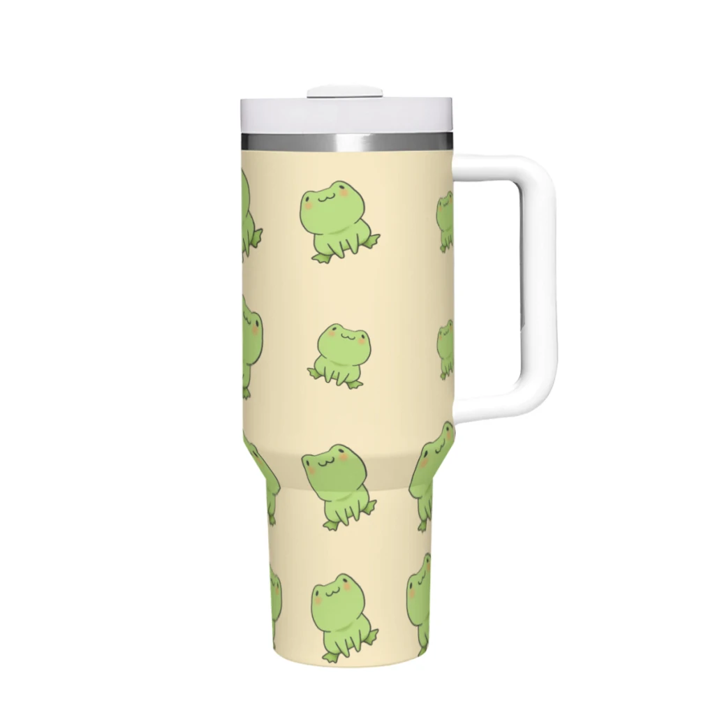 Cute Frog 40 oz Tumbler with Handle and Straw Lid,Stainless Steel Insulated Tumblers,Travel Coffee Mug Cup, Insulated Cup
Cute Frog 40 oz Tumbler with Handle and Straw Lid,Stainless Steel Insulated Tumblers,Travel Coffee Mug Cup, Insulated Cup