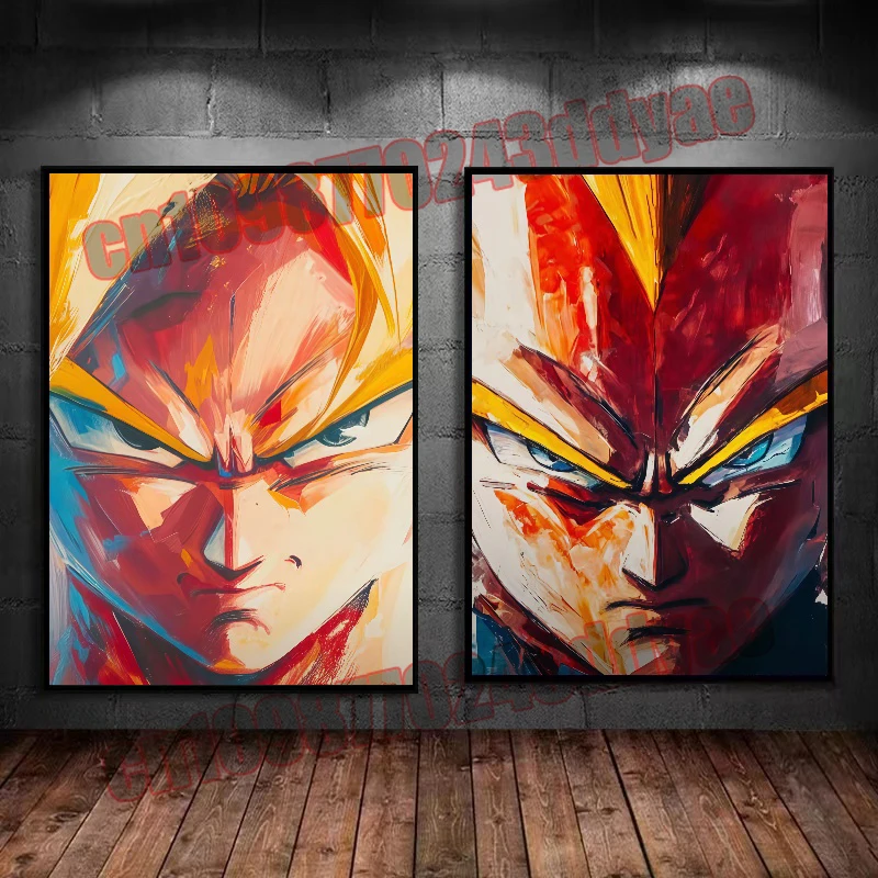 Famous Classic Hot-blooded Anime Dragon Ball, Goku Vegeta, Poster Printing Canvas Painting Home Creative Wall Decoration Mural 
Famous Classic Hot-blooded Anime Dragon Ball, Goku Vegeta, Poster Printing Canvas Painting Home Creative Wall Decoration Mural