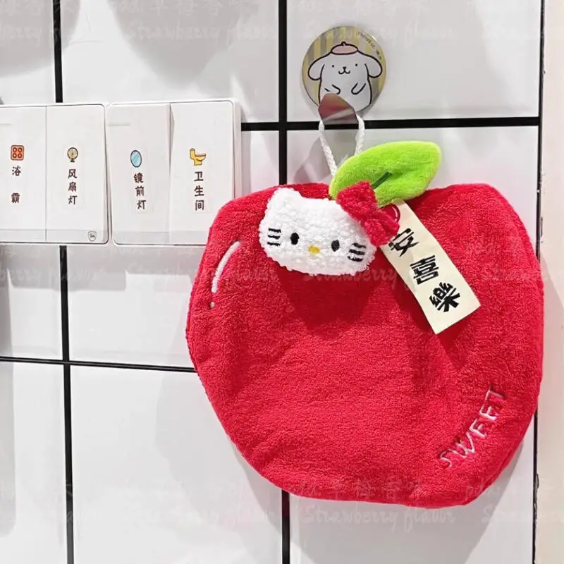 Sanrio Hello Kitty's полотенце для рук 2 шт. милое креативное новое стильное полотенце для девочек домашняя ванная комната хлопок Kawaii мультфильм Ins праздничный подарок