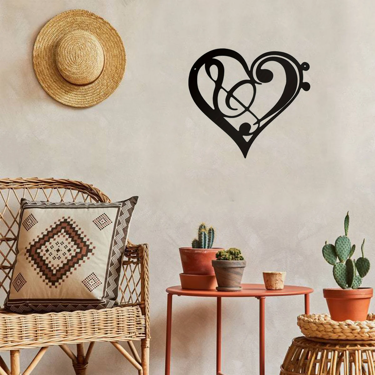 Heart Metal Music Home Decor Musical Notes Metal Wall Art Vintage Music Theme Note Wall Hanging Sign Music Room Wall Sticker Hom
Heart Metal Music Home Decor Musical Notes Metal Wall Art Vintage Music Theme Note Wall Hanging Sign Music Room Wall Sticker Hom