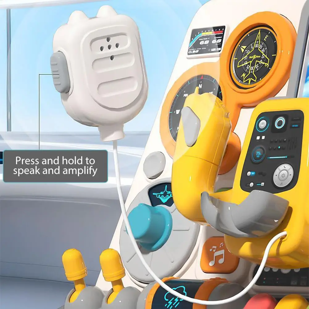 Игровая панель «Авиация» с реалистичными кнопками, светом и звуками кабины пилота для малышей, развивающая игрушка для ролевых игр и координации рук и глаз
Игровая панель «Авиация» с реалистичными кнопками, светом и звуками кабины пилота для малышей, развивающая игрушка для ролевых игр и координации рук и глаз