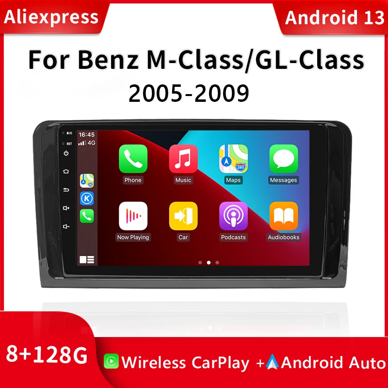 AutoRadio Android 13 For Mercedes Benz M CLASS ML W164 X164 ML350ML300 GL500 ML320 ML280 GL350 GL450 Multimedia Stereo 6GB
AutoRadio Android 13 For Mercedes Benz M CLASS ML W164 X164 ML350ML300 GL500 ML320 ML280 GL350 GL450 Multimedia Stereo 6GB