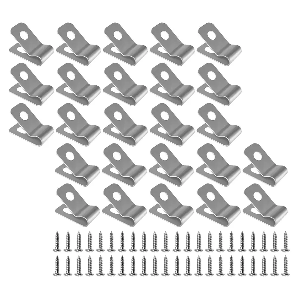 100 set Stainless Wire Fence Clips Heavy Duty Aluminum for Garden Fence Clips Pet Cage Fencing Supplies
100 set Stainless Wire Fence Clips Heavy Duty Aluminum for Garden Fence Clips Pet Cage Fencing Supplies