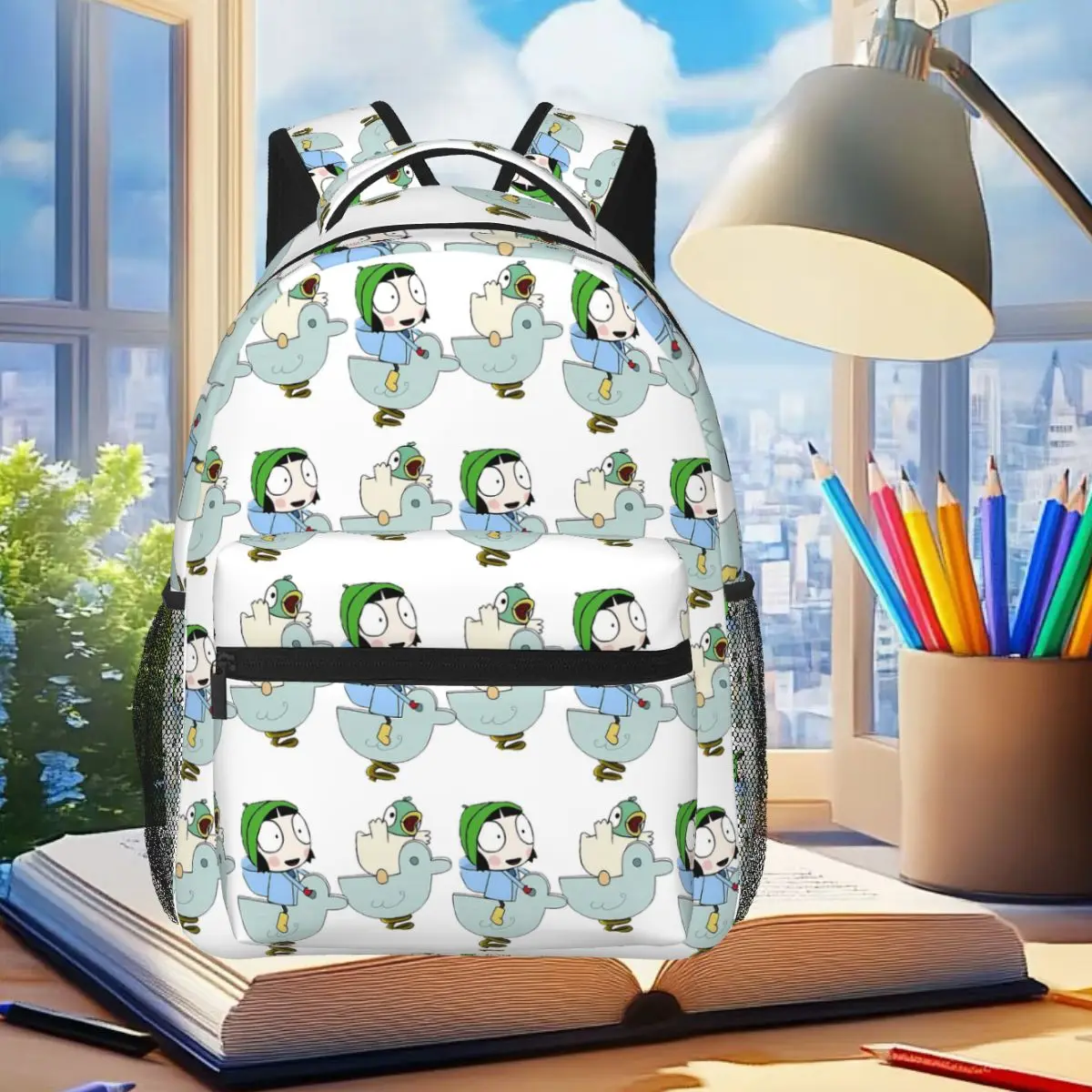 Girl Cartoon Pet Vintage Her And Little Cute Duck Friend Backpack Student Boys Girls BookBag School Bag Computer Shoulder Bags
Girl Cartoon Pet Vintage Her And Little Cute Duck Friend Backpack Student Boys Girls BookBag School Bag Computer Shoulder Bags