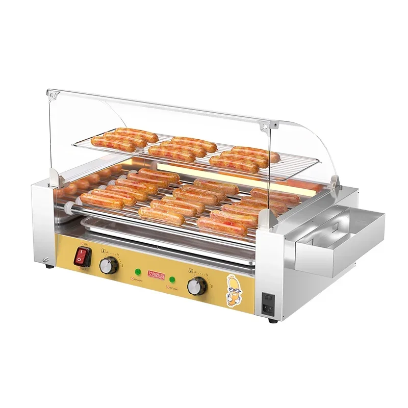 Electric sausage grill machine Internet celebrity crispy grilled sausage, hot dog machine desktop automatic small stall
Electric sausage grill machine Internet celebrity crispy grilled sausage, hot dog machine desktop automatic small stall