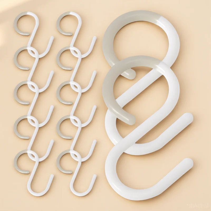 12pcs S Shape Hanging Hooks Closet Storage Hooks Bathroom Anti-Slip Reusable Organizer Tools For Home Kitchen Coats
12pcs S Shape Hanging Hooks Closet Storage Hooks Bathroom Anti-Slip Reusable Organizer Tools For Home Kitchen Coats