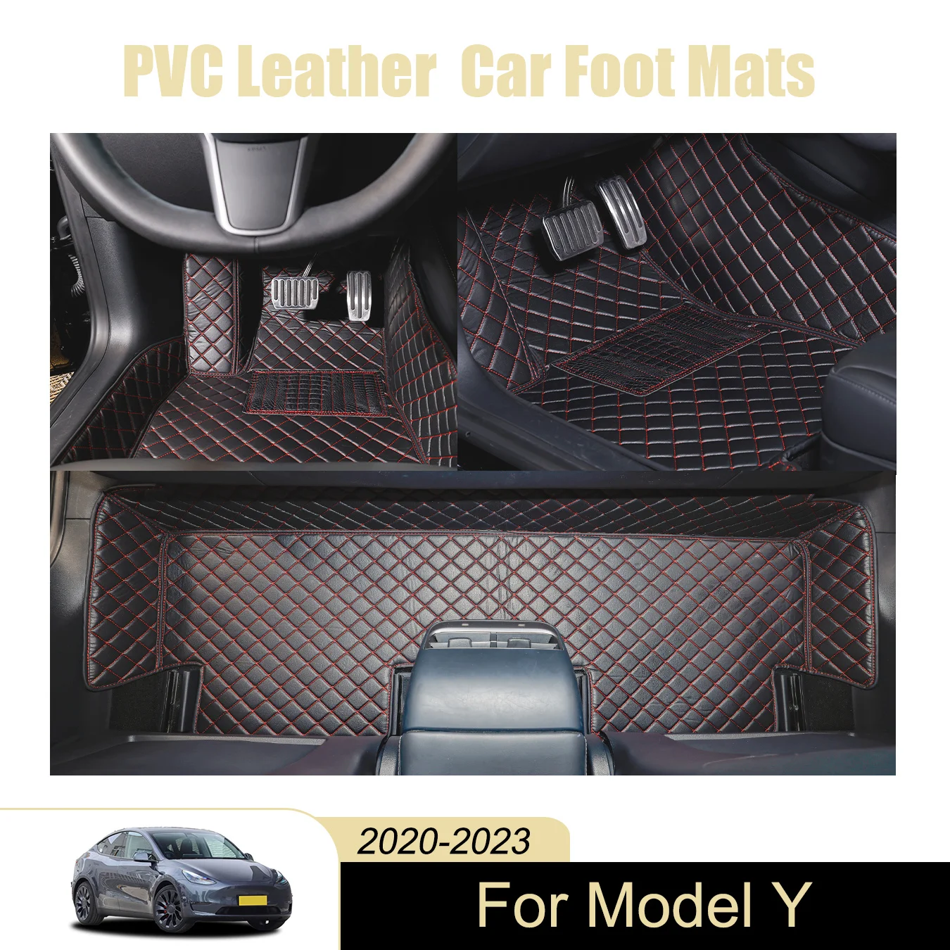 For ModelY For 2020-2023 Three Layer PVC Leather Stereo Full Cover Anti-Slip Car Mat Luxury Car Interior Floor Mats Accessories
For ModelY For 2020-2023 Three Layer PVC Leather Stereo Full Cover Anti-Slip Car Mat Luxury Car Interior Floor Mats Accessories
