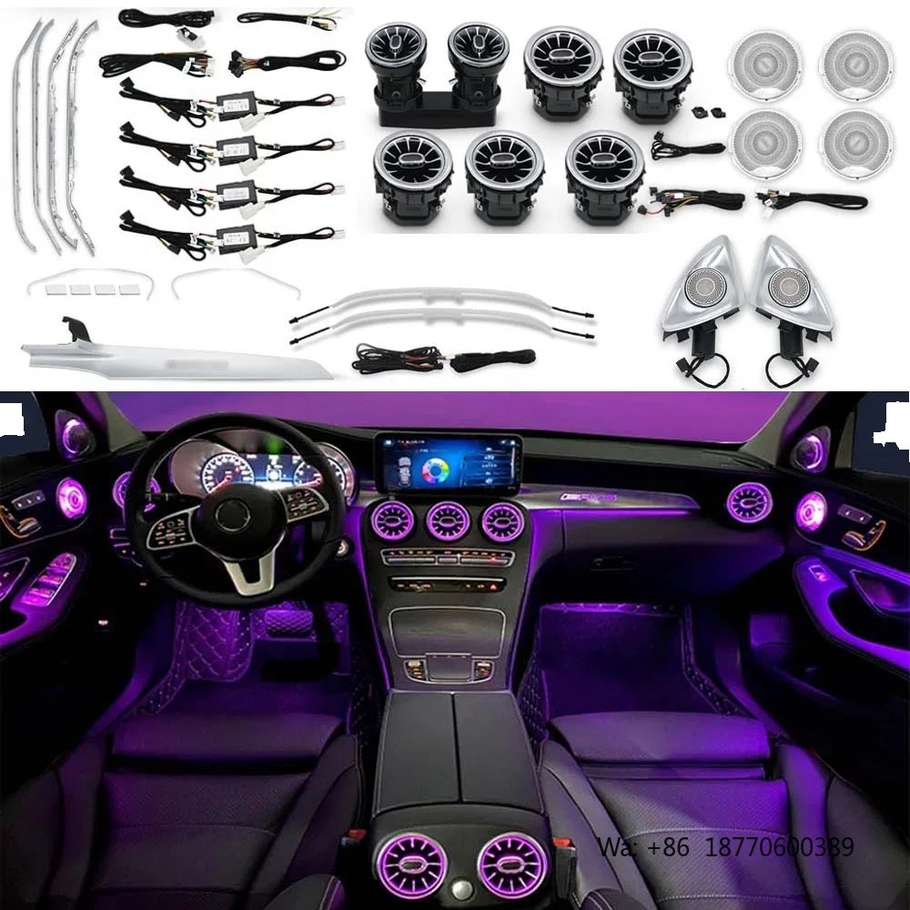 Upgrade 64 Colors 12V Ambient Lighting for Mercedes-Benz C-Class GLC X253 W205 (2014-2021) 1 Year Warranty
Upgrade 64 Colors 12V Ambient Lighting for Mercedes-Benz C-Class GLC X253 W205 (2014-2021) 1 Year Warranty