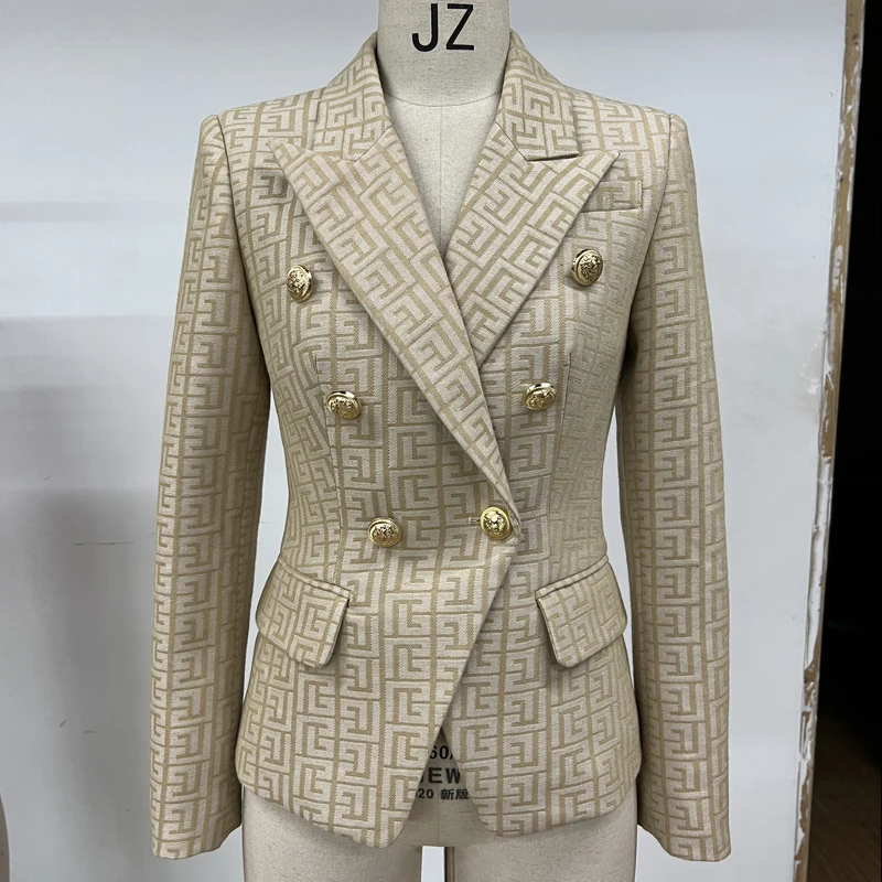 S-3XL High Quality 2022 New Fashion Jacquard Texture Slim Button Long Sleeve Commuter Formal Women's Blazer
S-3XL High Quality 2022 New Fashion Jacquard Texture Slim Button Long Sleeve Commuter Formal Women's Blazer