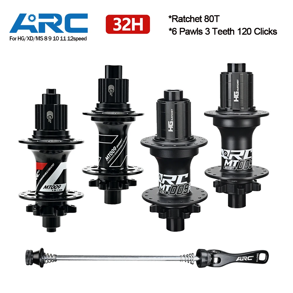 ARC MT009 PRO Велосипедная втулка MTB Noisy Cube, 32 отверстия, 6 пальцев, HG MS XD, 8-12 скоростей, трещотка 80T, герметичный подшипник, передняя/задняя втулка для горного велосипеда
ARC MT009 PRO Велосипедная втулка MTB Noisy Cube, 32 отверстия, 6 пальцев, HG MS XD, 8-12 скоростей, трещотка 80T, герметичный подшипник, передняя/задняя втулка для горного велосипеда