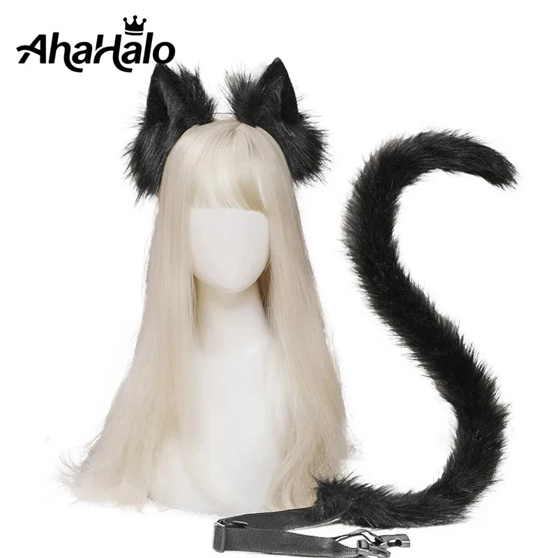 Handmade Fox Tail and Ears Set Cat Wolf Ears Headband Furry Faux Fur Long Tail for Halloween Cosplay Party Costume Accessories
Handmade Fox Tail and Ears Set Cat Wolf Ears Headband Furry Faux Fur Long Tail for Halloween Cosplay Party Costume Accessories