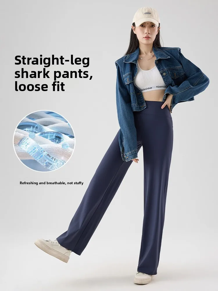 High Waist Yoga Pants Women's Spring New Sle Drape Casual Fitn Sports Pants Abdomen a Wide Leg Pants Person
High Waist Yoga Pants Women's Spring New Sle Drape Casual Fitn Sports Pants Abdomen a Wide Leg Pants Person