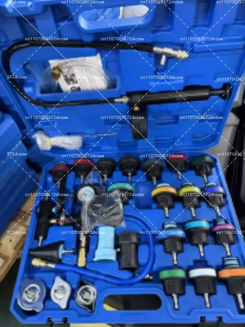28PCS And 34PCS Car Radiator Pressure Tester Set Vacuum Type Cooling System Test Water Tank Leak Detection Detector Tool
28PCS And 34PCS Car Radiator Pressure Tester Set Vacuum Type Cooling System Test Water Tank Leak Detection Detector Tool