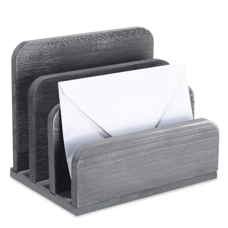 Wooden Mail Organizer 3 Slots Mail Holder for Desk Wood File Paper Letter Holder for Letter Envelope Filing Cell Phone Document
Wooden Mail Organizer 3 Slots Mail Holder for Desk Wood File Paper Letter Holder for Letter Envelope Filing Cell Phone Document
