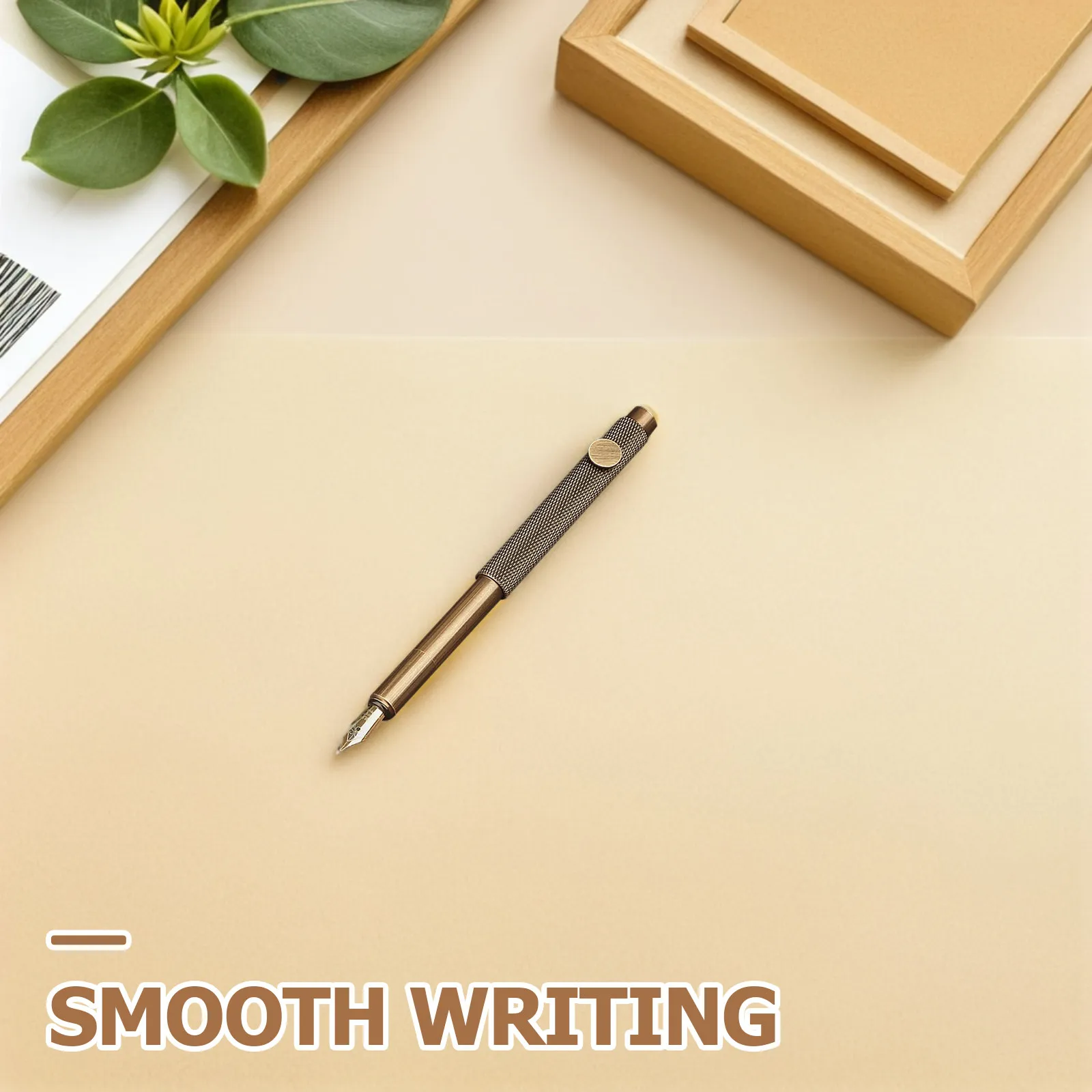 Mini Portable Brass Fountain Pen Retro Design 0.5mm Tip Smooth Flow Calligraphy Writing Pen for Office School Artists Refillable
Mini Portable Brass Fountain Pen Retro Design 0.5mm Tip Smooth Flow Calligraphy Writing Pen for Office School Artists Refillable