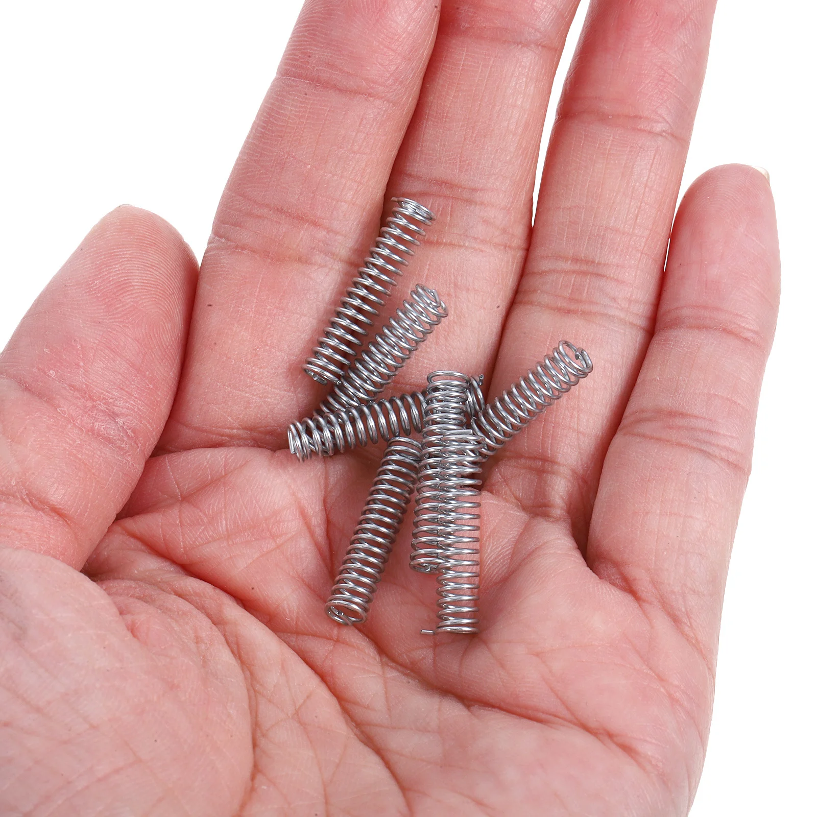 100Pcs Stainless Steel Mini Compression Springs Mechanical Springs for DIY Repair Projects Crafts Small Compression Spring
100Pcs Stainless Steel Mini Compression Springs Mechanical Springs for DIY Repair Projects Crafts Small Compression Spring