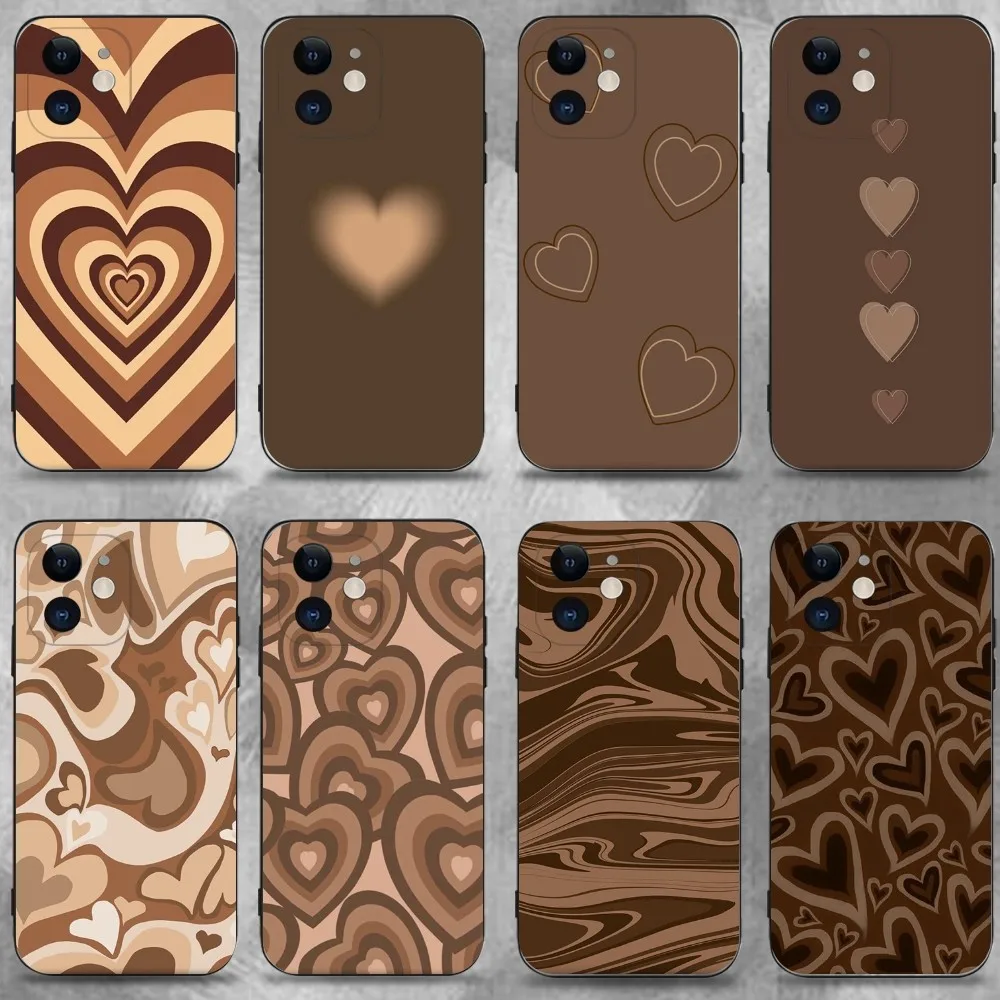Latte Brown Heart Aesthetic Phone Case For iPhone 16,15,14,13,12,11 Plus,Pro Max,XS,X,XR,SE,Mini,8,7,Soft Silicone Black Cover
Latte Brown Heart Aesthetic Phone Case For iPhone 16,15,14,13,12,11 Plus,Pro Max,XS,X,XR,SE,Mini,8,7,Soft Silicone Black Cover