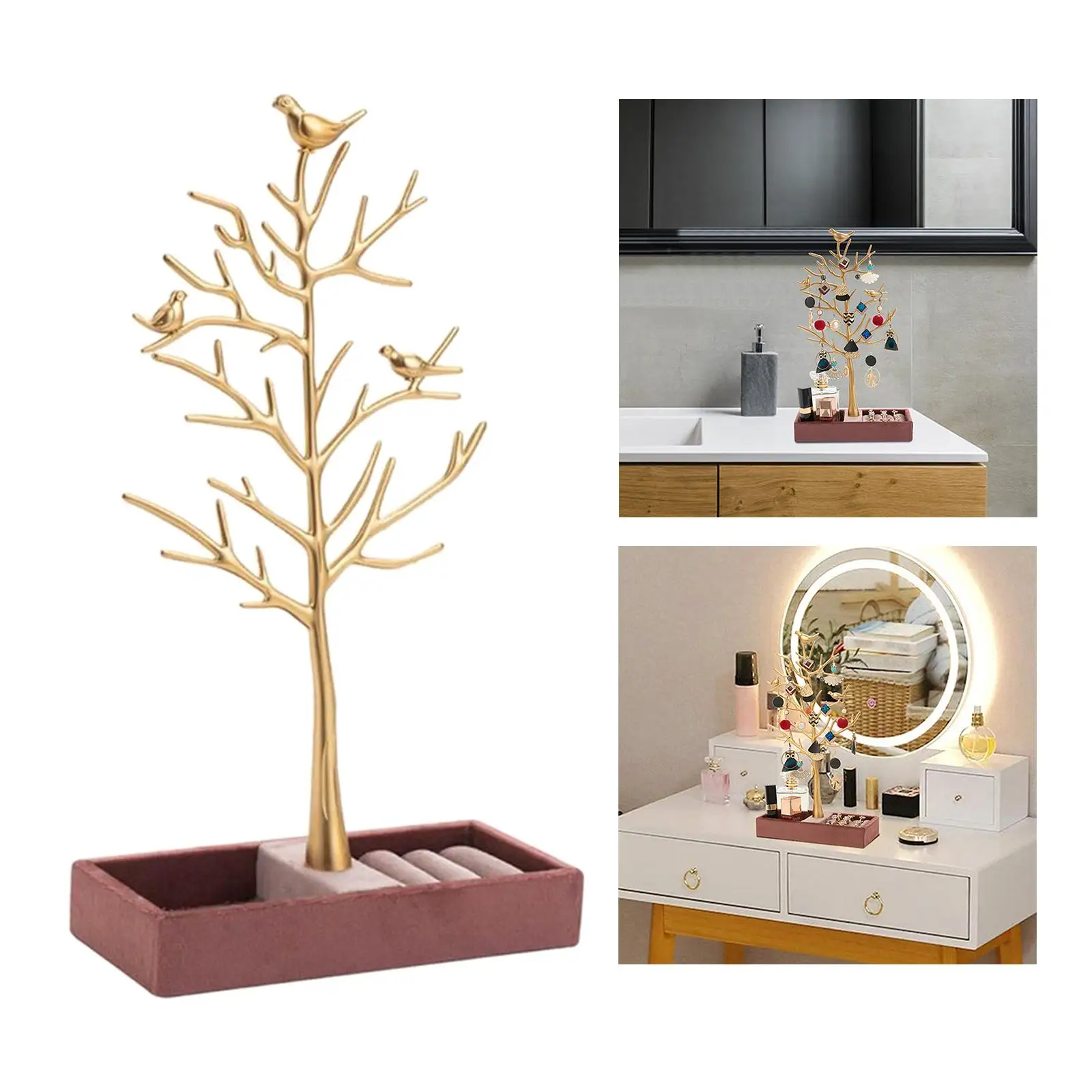 1 Piece Tree Jewelry Rack Display Storage Organizer Ears Ear Stud Stand Rack for Women! Girls Home Decor
1 Piece Tree Jewelry Rack Display Storage Organizer Ears Ear Stud Stand Rack for Women! Girls Home Decor
