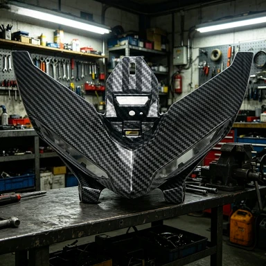 Carbon Fiber Upper Front Fairing & Headlight Shell, Nose Cowl Protective Panel for Yamaha MT 03 FZ03 MT03 2021–2024
Carbon Fiber Upper Front Fairing & Headlight Shell, Nose Cowl Protective Panel for Yamaha MT 03 FZ03 MT03 2021–2024