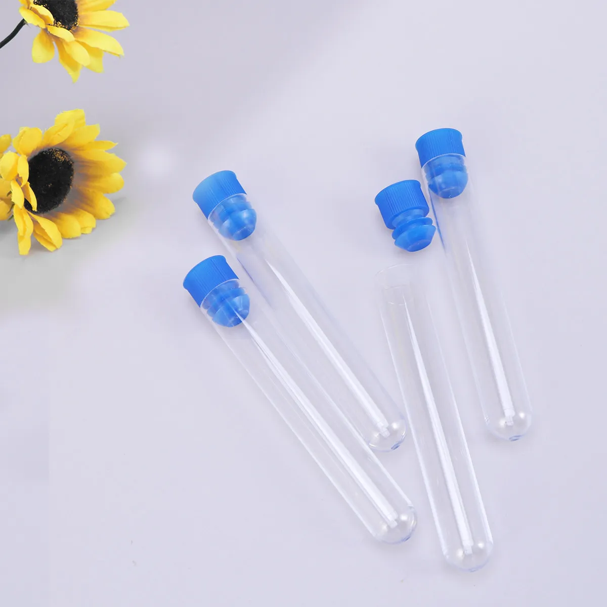12Pcs Clear Plastic Test Tubes 16x150mm with Leakproof Aluminum Screw Caps for Samples Lotion Gel Travel Storage
12Pcs Clear Plastic Test Tubes 16x150mm with Leakproof Aluminum Screw Caps for Samples Lotion Gel Travel Storage