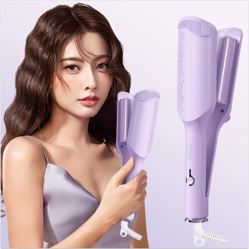 Deep Wave Hair Curler 32mm Hair Curling Iron 4 Temperature Adjustable Fast Heating Crimping Iron Styler Wand for All Hair Style
Deep Wave Hair Curler 32mm Hair Curling Iron 4 Temperature Adjustable Fast Heating Crimping Iron Styler Wand for All Hair Style