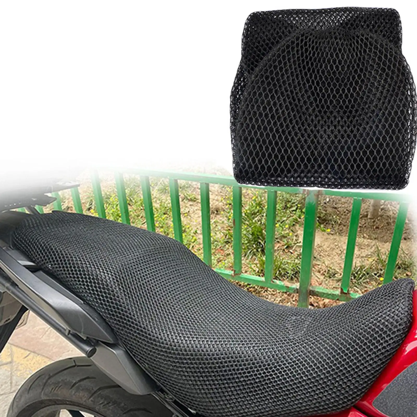 Motorbike Seat Pad Comfortable Breathable Mesh Protector Sunproof Dustproof for Motorcycle Seat Summer Touring
Motorbike Seat Pad Comfortable Breathable Mesh Protector Sunproof Dustproof for Motorcycle Seat Summer Touring