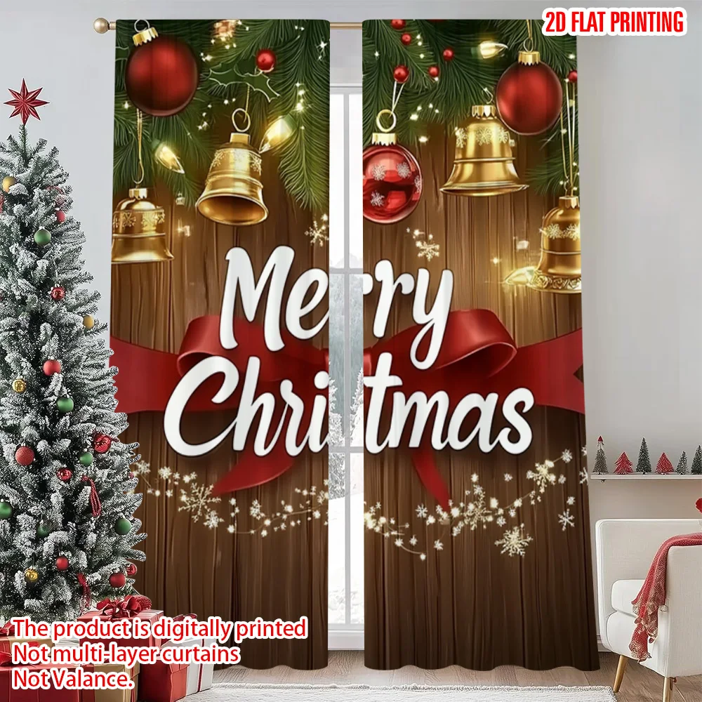 2pcs 2D flat printing Christmas Curtains merry christmas5 100% Polyester Without Electricity Holiday Decorations Use for Holiday
2pcs 2D flat printing Christmas Curtains merry christmas5 100% Polyester Without Electricity Holiday Decorations Use for Holiday