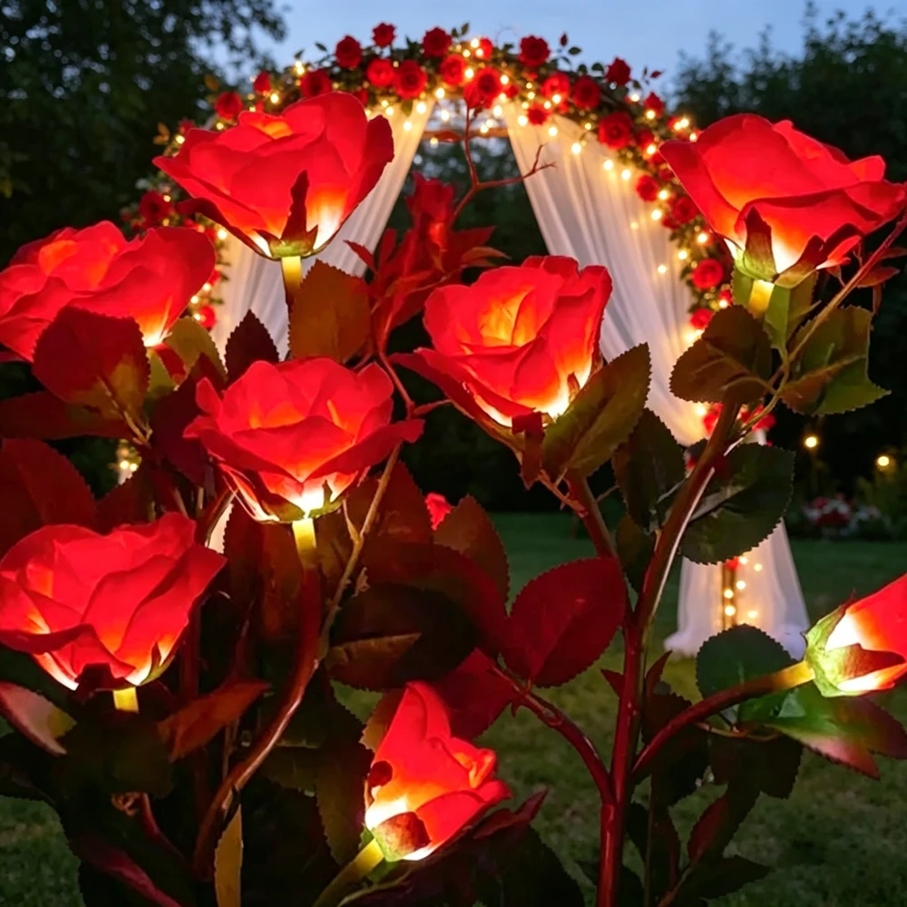 1PC Solar 5-Head Rose Flower LED Light,Outdoor Plug-in Decoration Lights,Landscape Lightting For Garden Lawn Yard Path Graveyard
1PC Solar 5-Head Rose Flower LED Light,Outdoor Plug-in Decoration Lights,Landscape Lightting For Garden Lawn Yard Path Graveyard