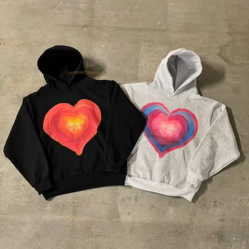 Black Solid Color Pullover Hoodie Men Women Ins Tide Giant Peach Heart Printing Cotton Sweatshirt Spring New Street Loose Tops
Black Solid Color Pullover Hoodie Men Women Ins Tide Giant Peach Heart Printing Cotton Sweatshirt Spring New Street Loose Tops