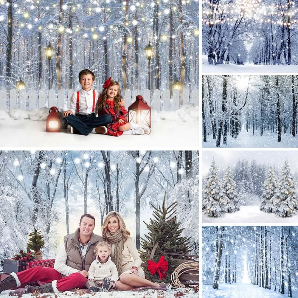Winter Snow Scenery Photography Backdrop Forest Photocall Pine Tree Kids Family Portrait Background Photoshoot Prop Photo Studio
Winter Snow Scenery Photography Backdrop Forest Photocall Pine Tree Kids Family Portrait Background Photoshoot Prop Photo Studio